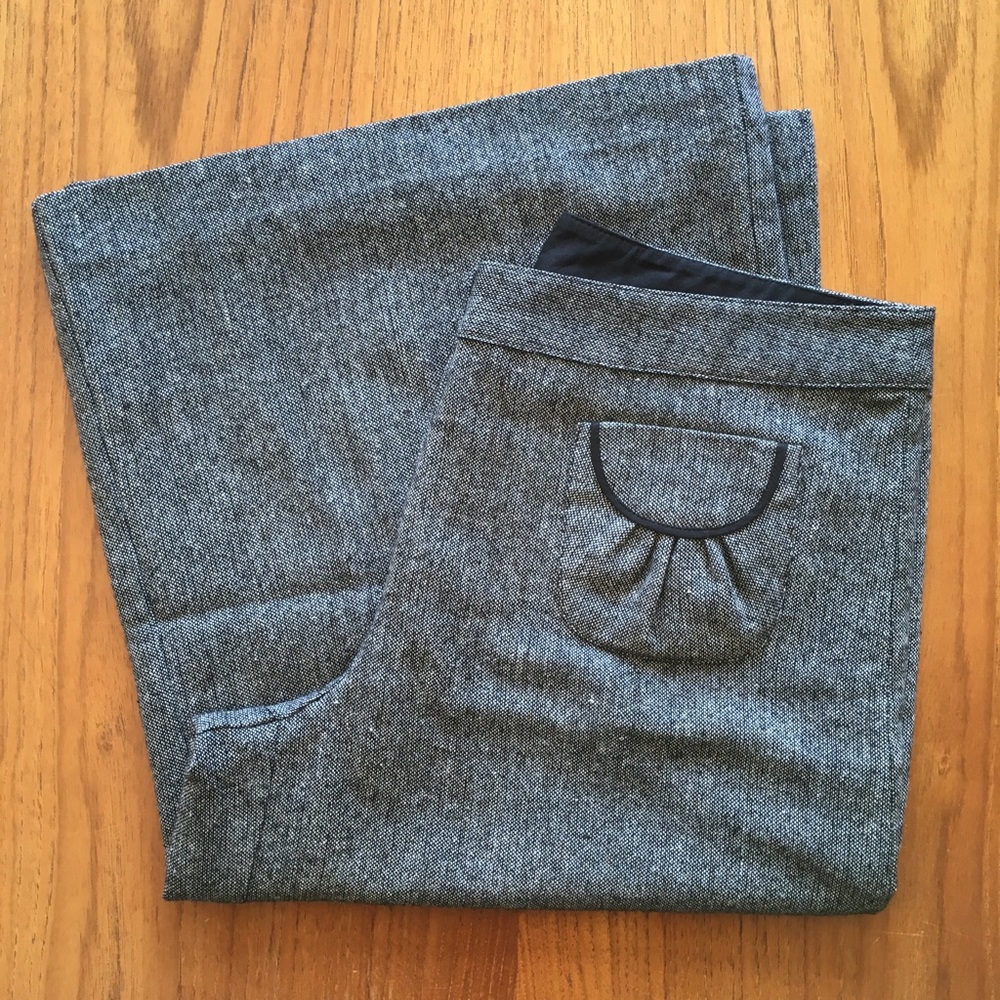 Anthro – Fully Lined Tweed Culottes by Tabitha