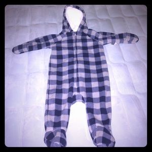 Baby fleece snow suit