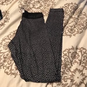 Polka dot Nike leggings brand new size small