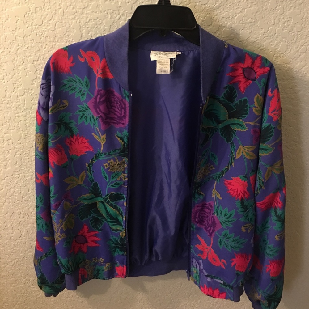 Jogging jacket floral