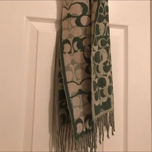 Reversible Coach Scarf - Greens