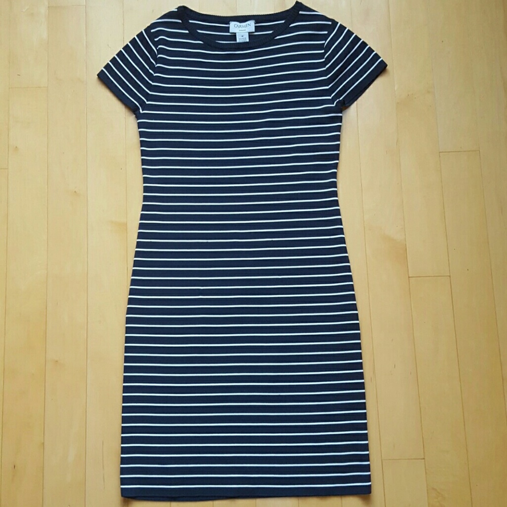 Women's Short Sleeve Striped Casual dress