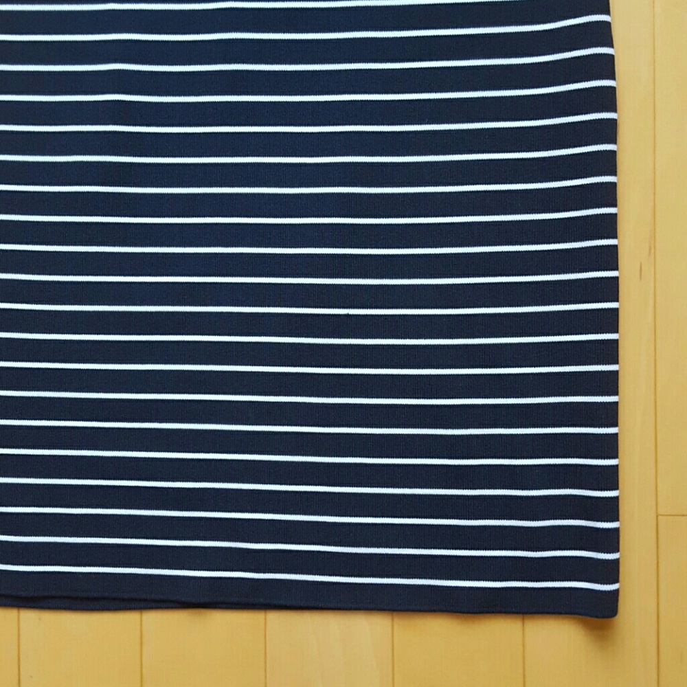 Women's Short Sleeve Striped Casual dress - Picture 4 of 4