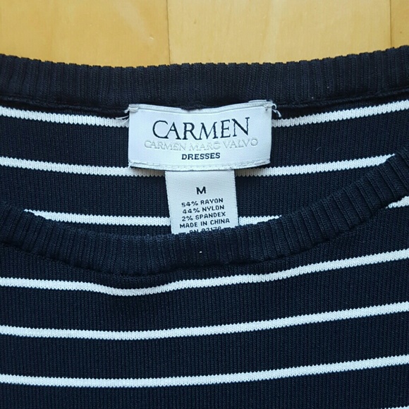 Women's Short Sleeve Striped Casual dress - Picture 2 of 4