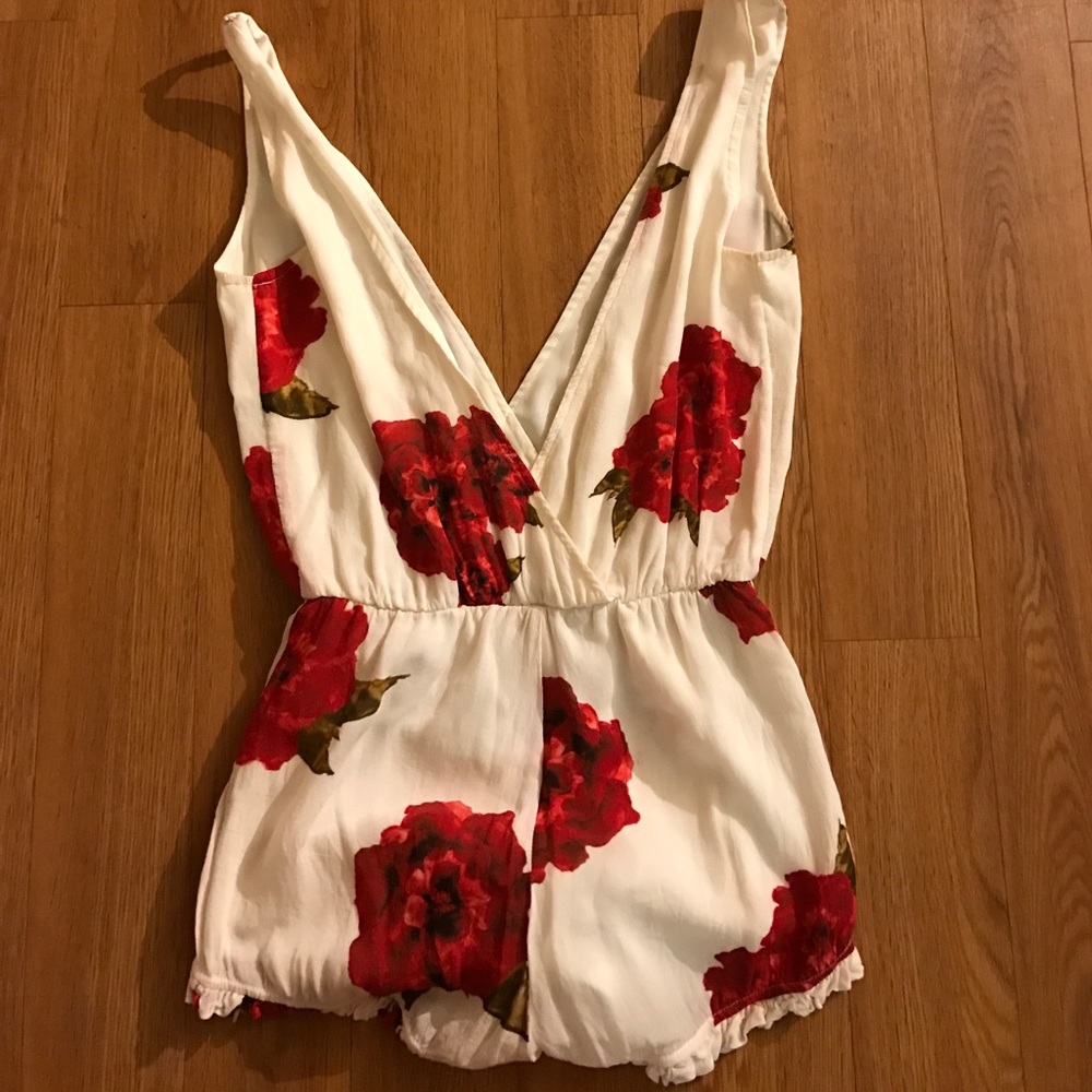 Winston White Rose Romper
