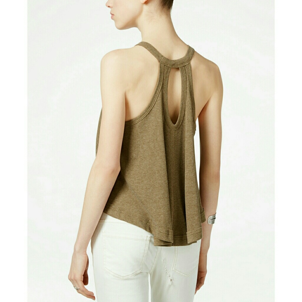 New! FREE PEOPLE Sleeveless Ribbed Tank Top NWT - Picture 3 of 3