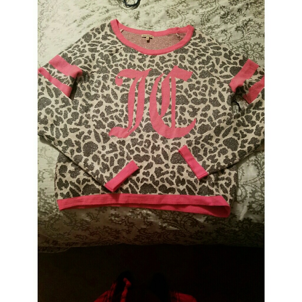 Juicy Couture animal print sweater NWT.