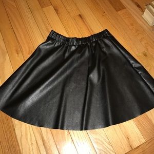 Leather skirt
