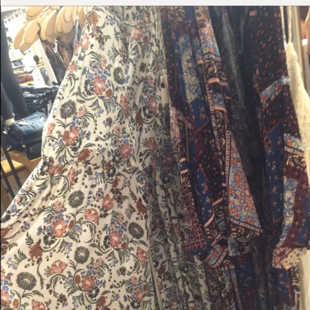 Fall spring maxi dress