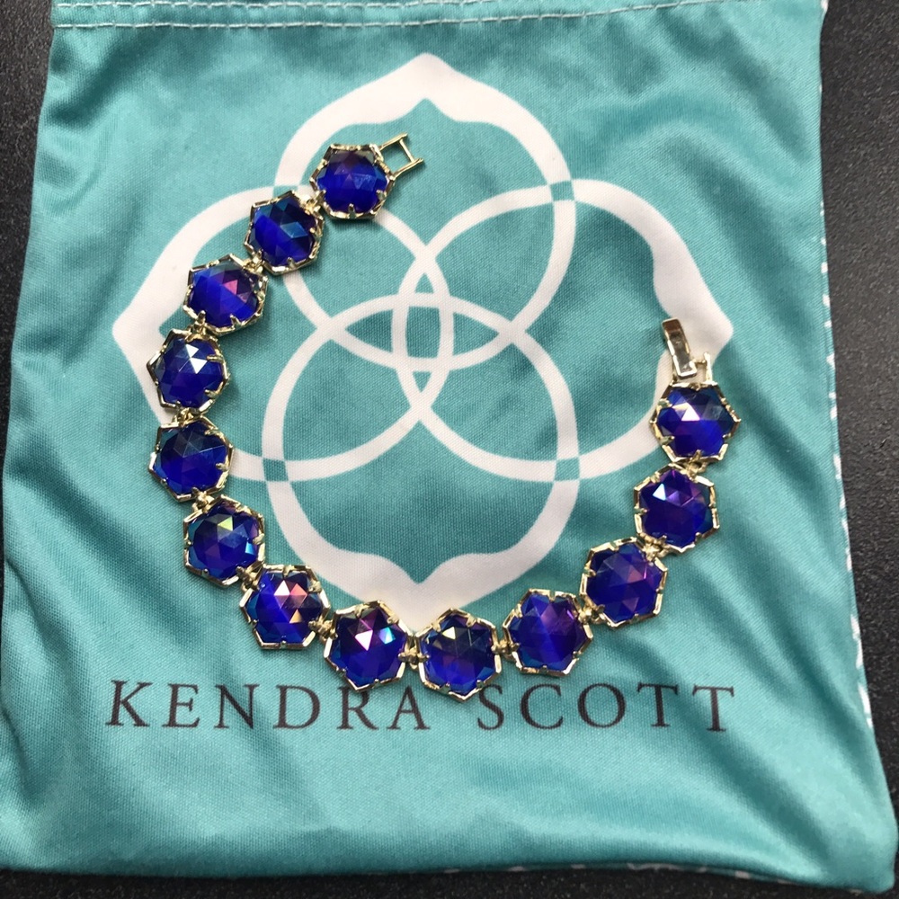 Kendra Scott Iridescent Cobalt Bracelet