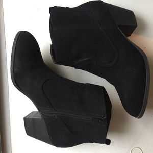 Black booties