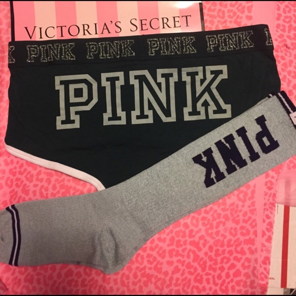 ISO!!! Victoria's Secret PINK Logo Boyshort!