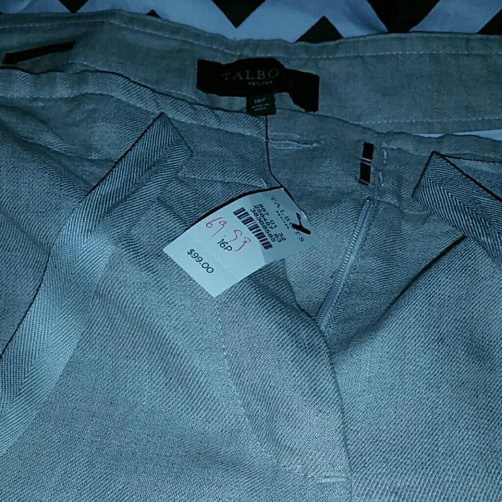 Khaki linen pants