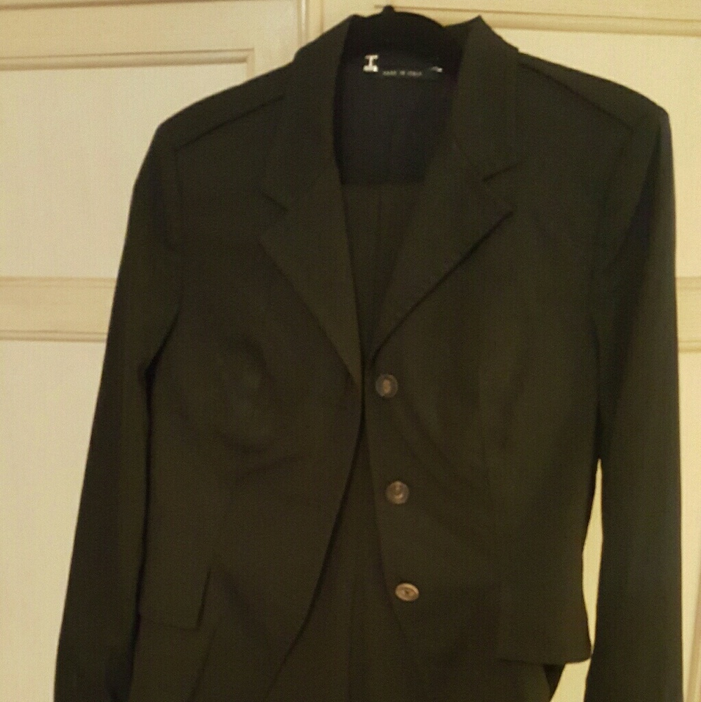 Authentic Gucci black pants 2pc suit