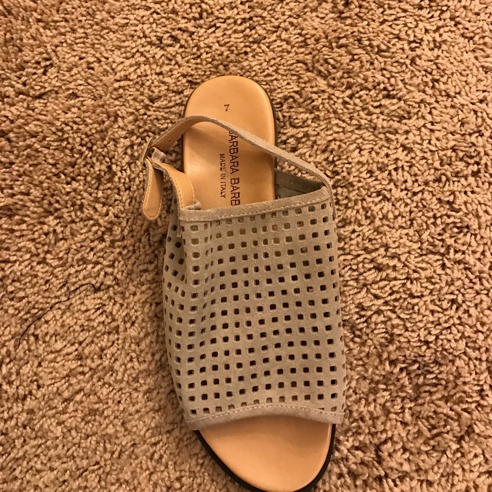 Brand new suede sandals