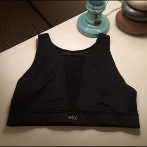 Victoria's Secret Sport, black sports bra w/ mesh