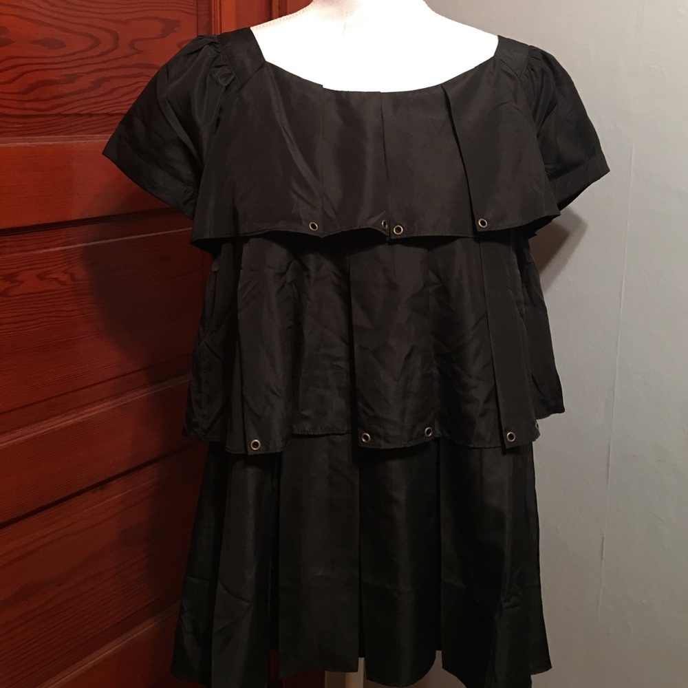 Black layered top