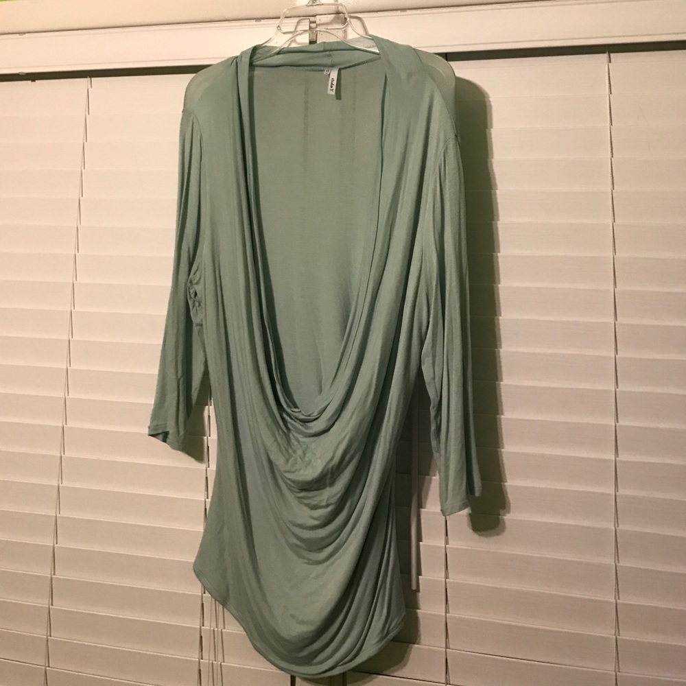 Sea green shirt
