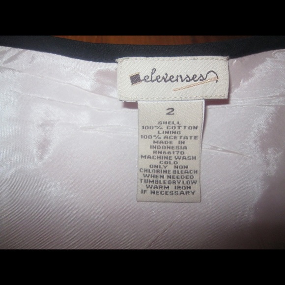 RARE 04 Anthropologie Elevenses Mixed Stripe Skirt - Picture 4 of 4