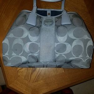 Authentic coach kiss lock purse
