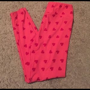 Lularoe Heart Leggings
