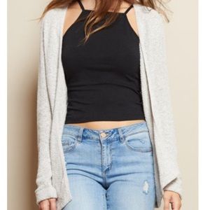 Garage Gray Slouchy Cardigan