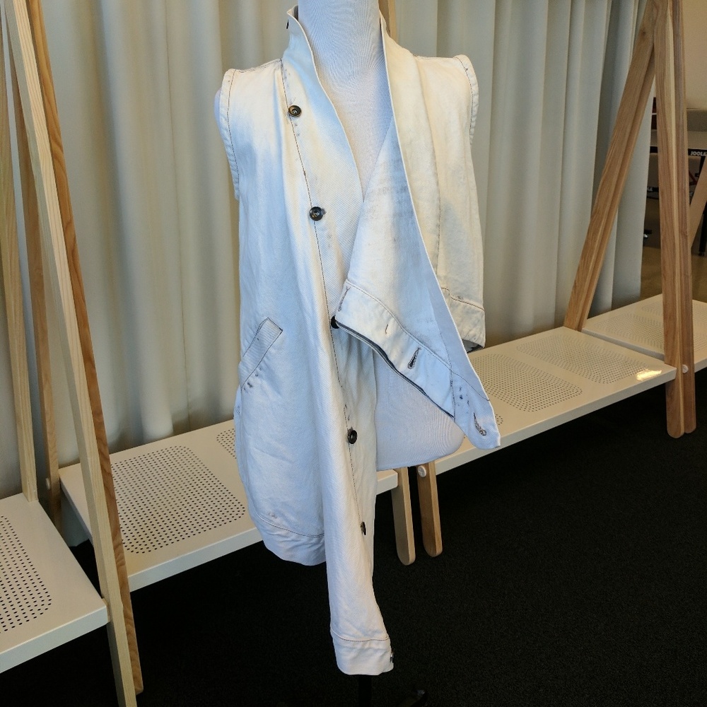 Rick Owens DRKSHDW Denim Vest - Picture 4 of 8