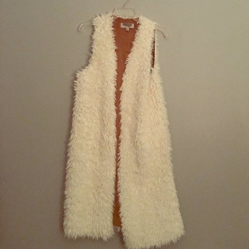 Ecote faux fur cardigan