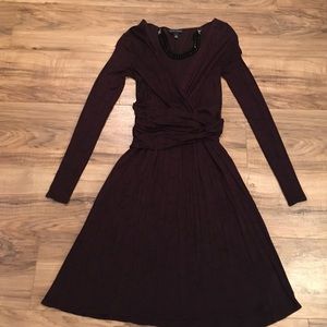 Banana Republic Faux Wrap Jersey Dress Size XS