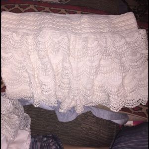 Crochet shorts