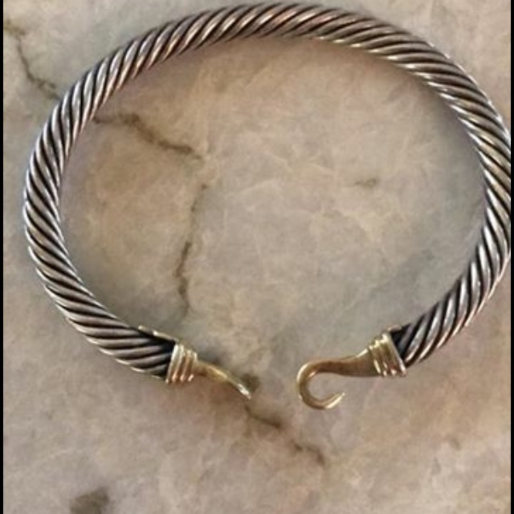 David Yurman 7mm Sz Small Cable Bracelet