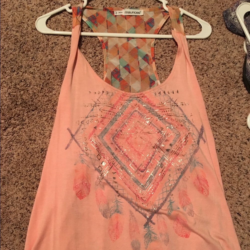 Racerback tank top