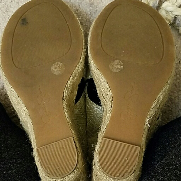 JS Wedge Sling Back Sandals - Picture 3 of 4