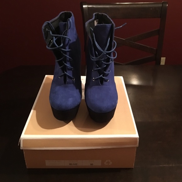 Blue Booties! - Picture 2 of 6