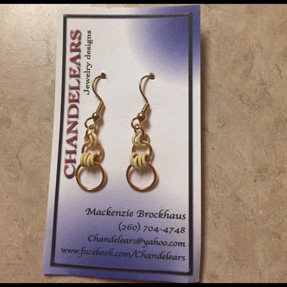 "SNOWMAN" DANGLE EARRINGS - Picture 1 of 1