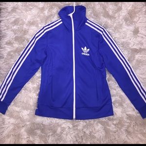 Royal blue adidas jacket. Never worn.