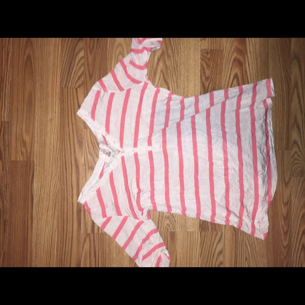 Pink Striped T-shirt
