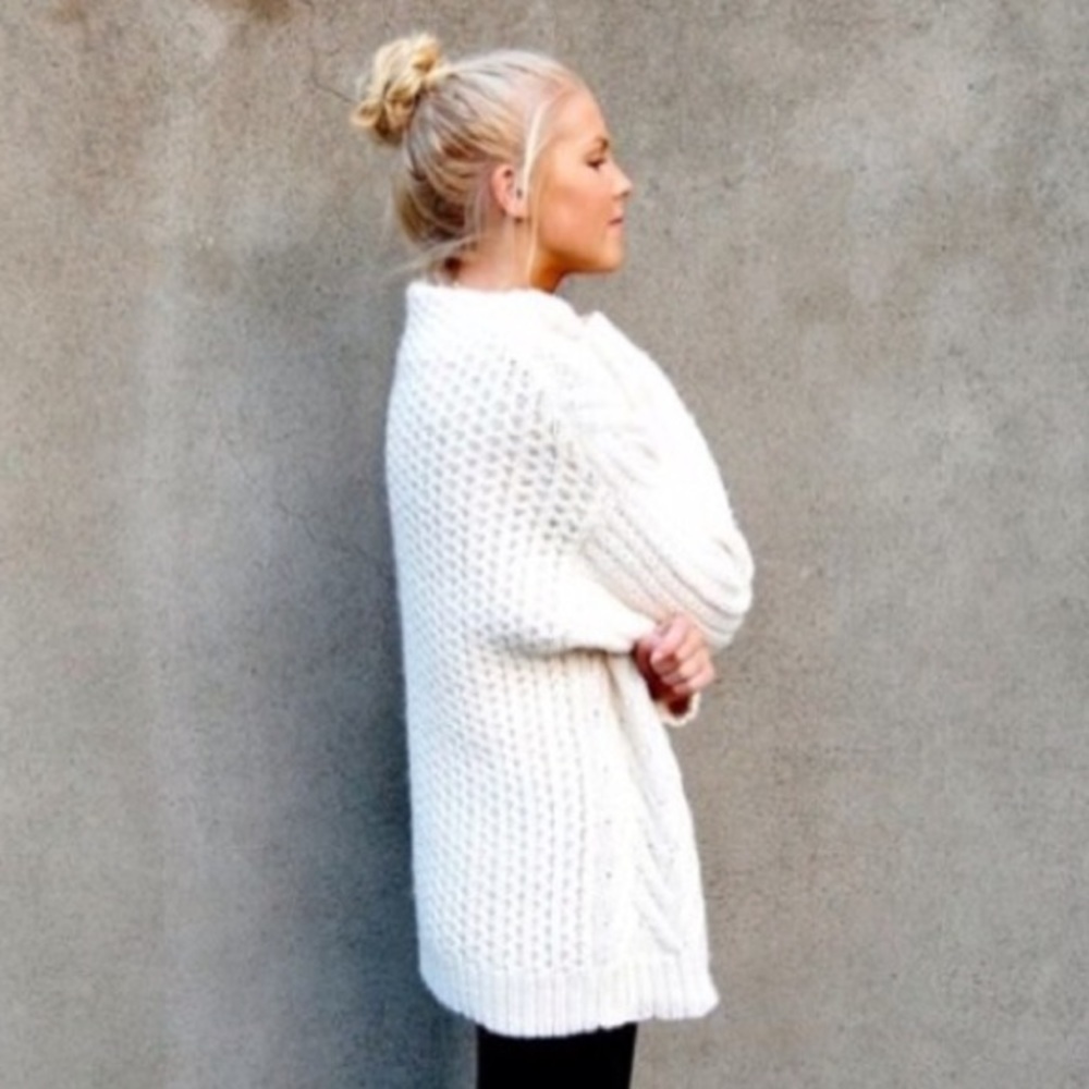 Chevron Textured Cardigan