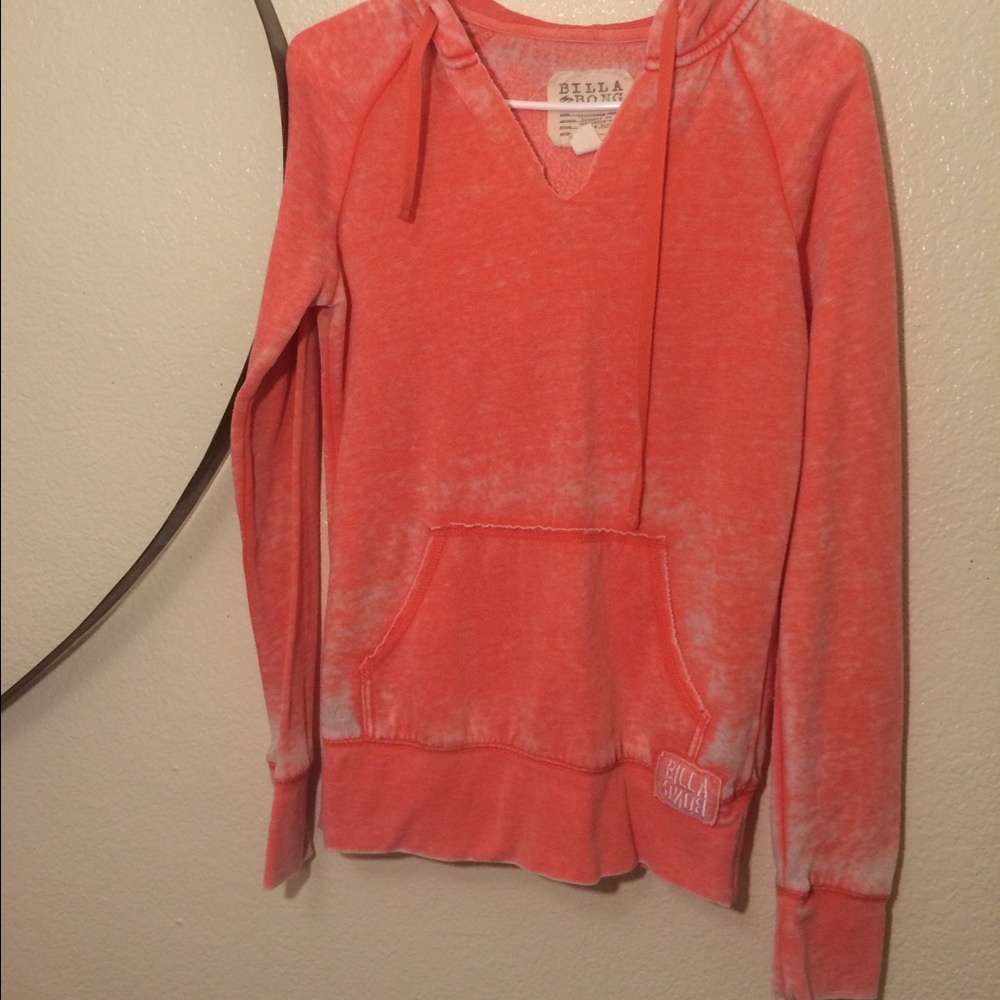 Salmon / orange Billabong sweatshirt