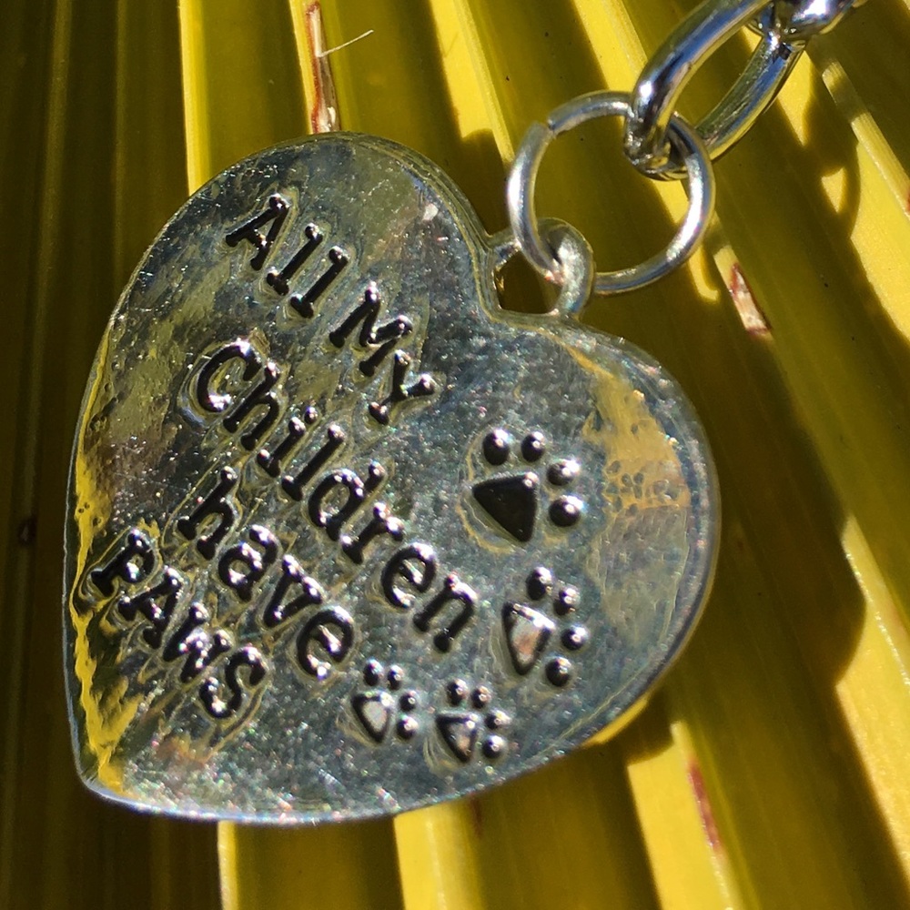 Dog Cat 🐾All my children have paws 🐾 key ring❤️ - Picture 5 of 6