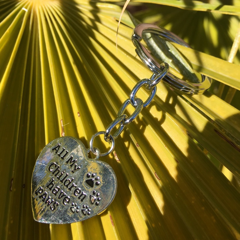 Dog Cat 🐾All my children have paws 🐾 key ring❤️ - Picture 4 of 6
