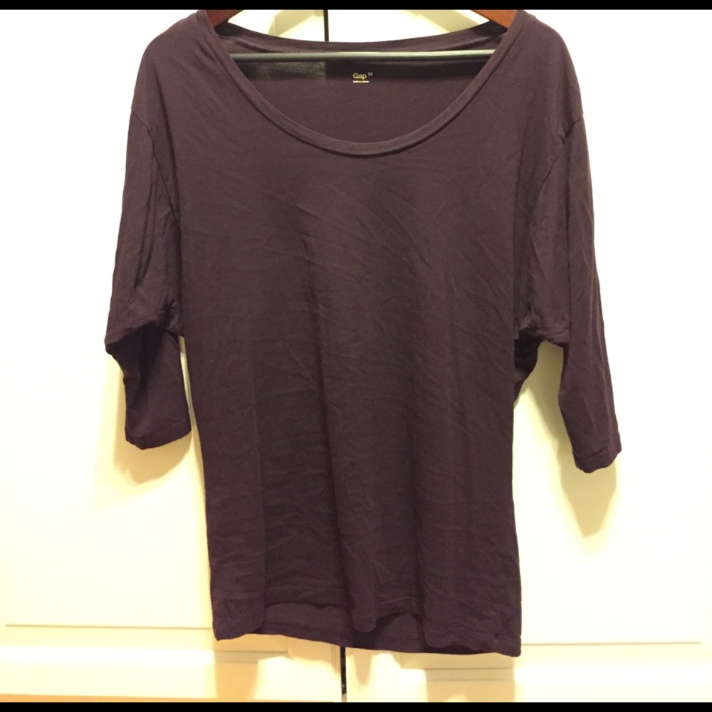 GAP plum dolman top