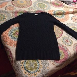 Long knitted black sleeve old navy