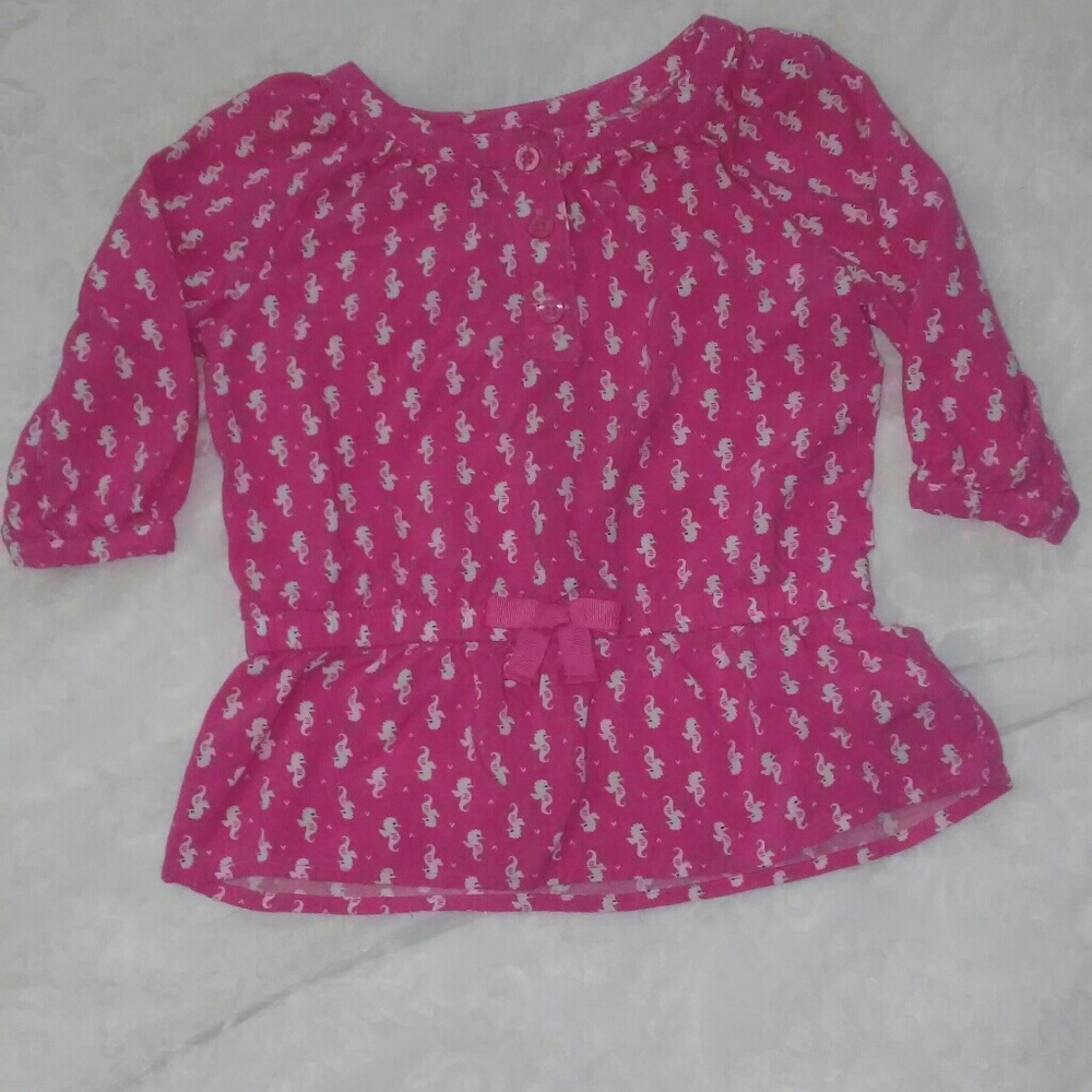 little girls pink shirt
