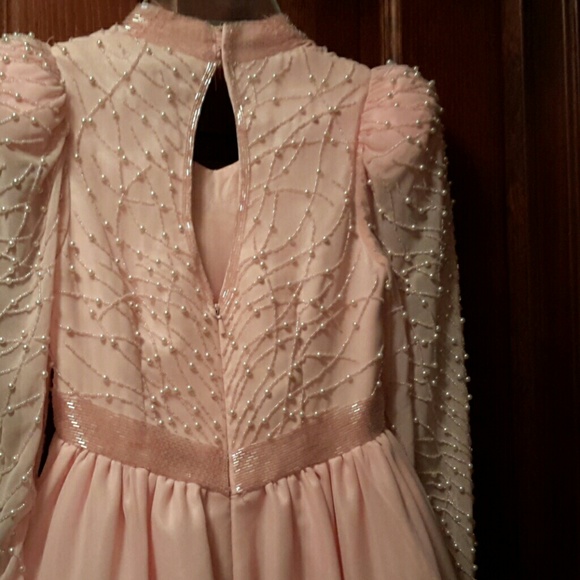 Girl  pageant / flower girl gown pale pink - Picture 3 of 4