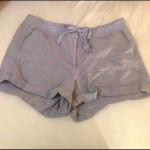 Lavender cotton shorts