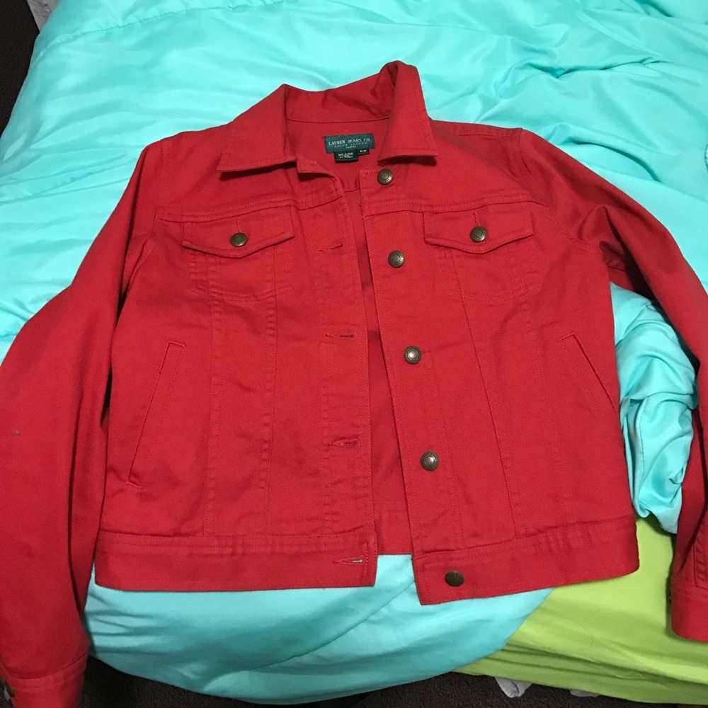 Red Ralph Lauren Jean jacket