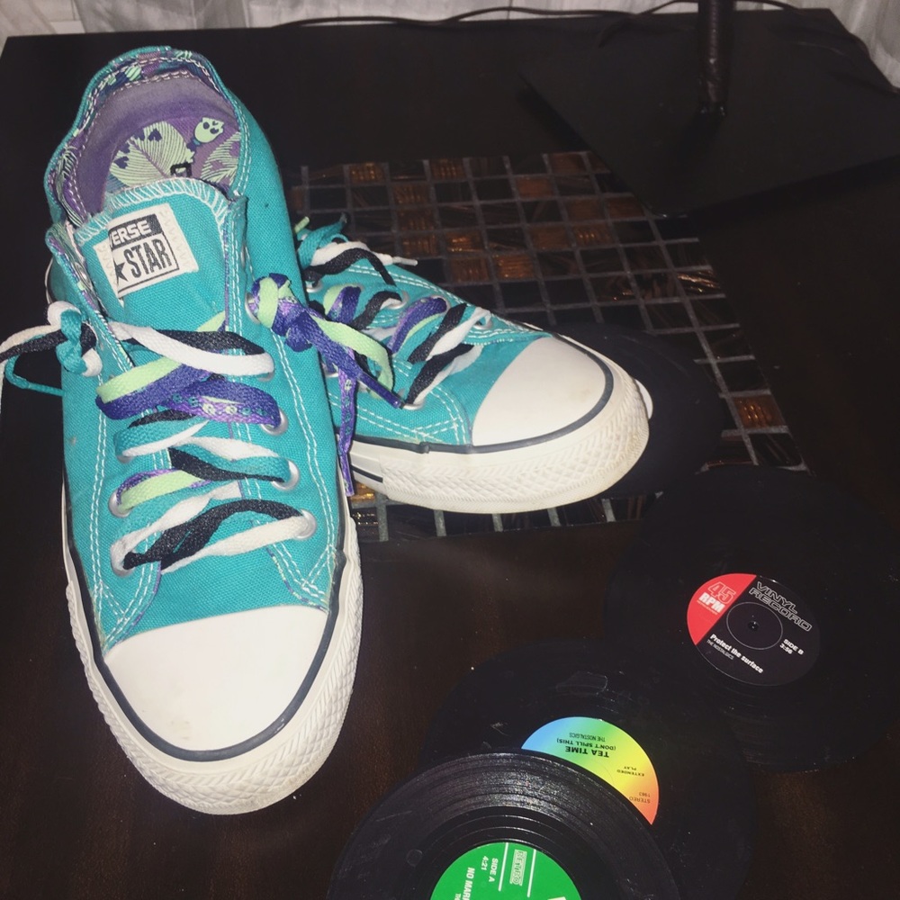 Blue-Green Converse