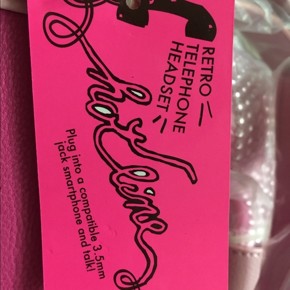 Betsey Johnson Call Me Pink Phone Crossbody Purse - Picture 4 of 6