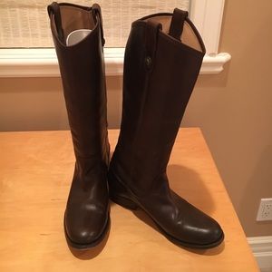 Frye chocolate brown boots